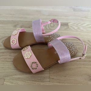 NWT Nine West Pink Sandals, Girls Size 3